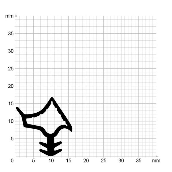 DIWARO. | Stahlzargendichtung SZ043 | weiß | 5 Meter