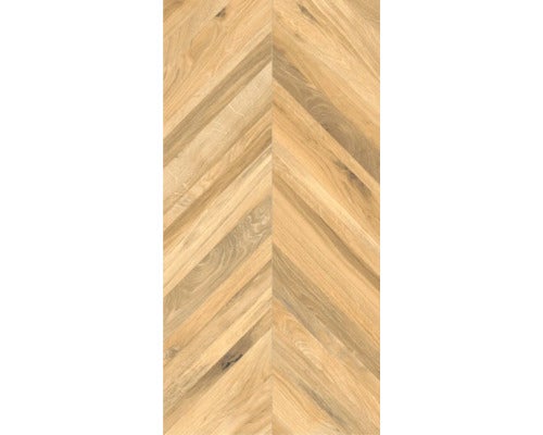 Holzfliese im Fischgrätmuster für den Innenbereich