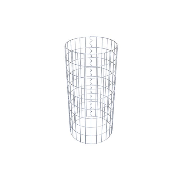 Gabionensäule Durchmesser 42 cm, MW 5 x 10 cm rund - Höhe: 0,90 m