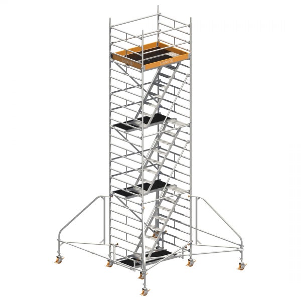 Layher Fahrgerüst mit Treppe