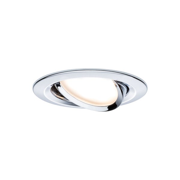 Drei runde LED Einbaustrahler