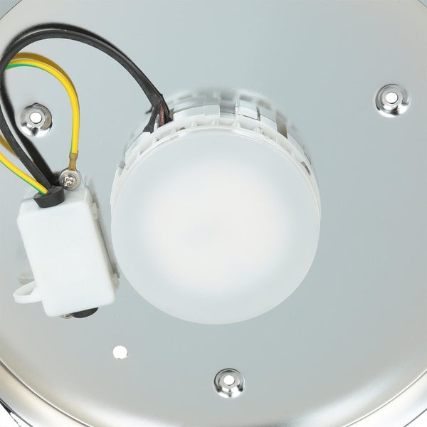 Detailansicht der Verkabelung einer Leuchte