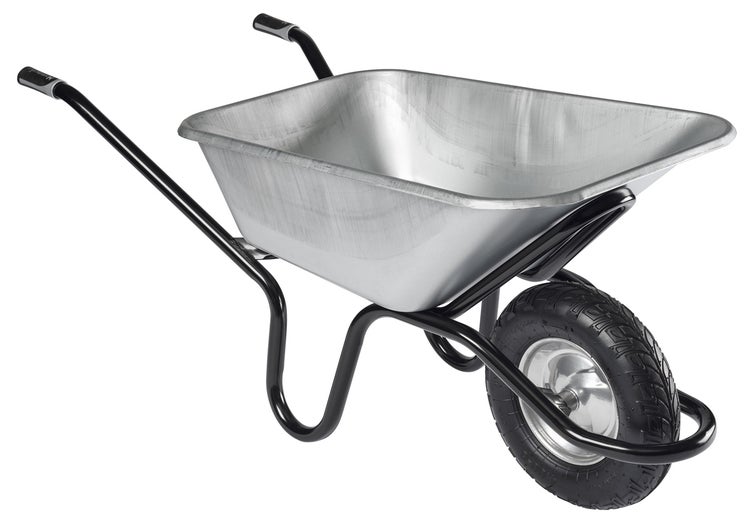 Schubkarre verzinkt Haemmerlin Aktiv Excellium Plus 120 – 120 l, 250 kg, Alpha-Gestell