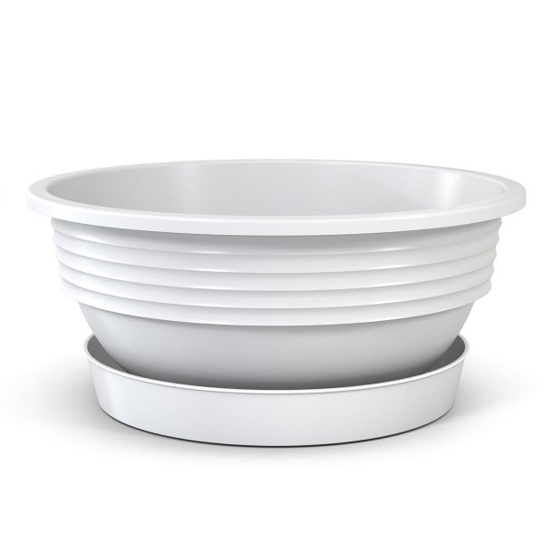 Kunststoff Pflanzschale mit Untersetzer