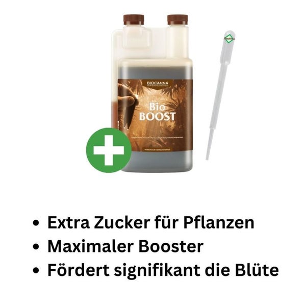 Canna Bio Boost 250ml – 100% biologischer Blütestimulator für gesunde Pflanzen – Fördert schnelle Reifung & Blüte – Ideal für Grow, Tomaten, Orchideen & mehr – Mit Pipette für präzise Dosierung – Umweltfreundlich & nachhaltig