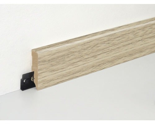 Sockelleiste Eiche foliert FU062L 15x58x2400 mm