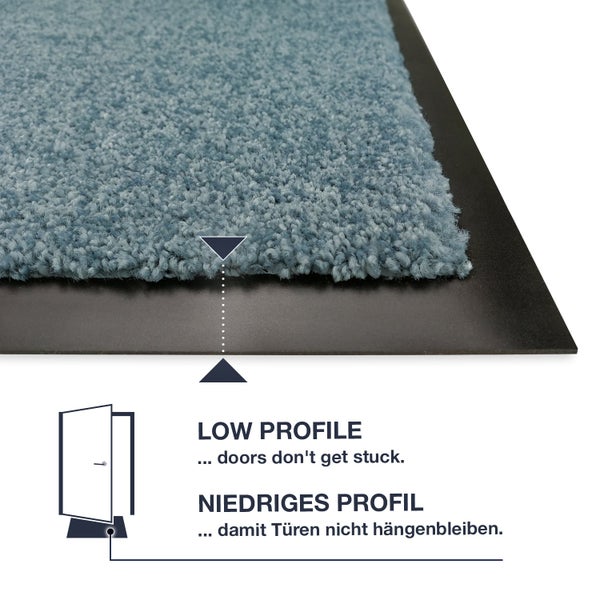 1 St. Fußmatten für Innen & Außen TÜRMATTE 78 x 150 cm Grau