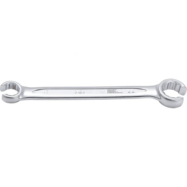 BGS Offener Doppel-Ringschlüssel SW 17 x 22 mm - 1761-17x22