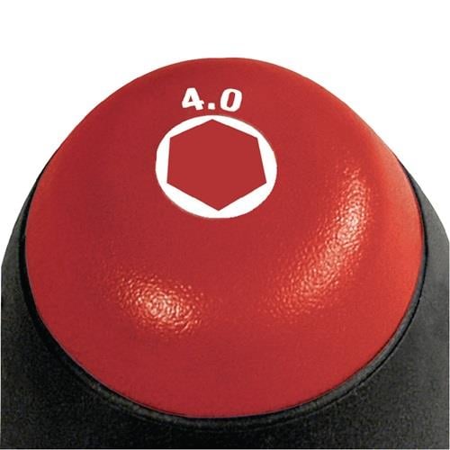 Detailansicht des Griffs eines Schraubendrehers mit 4.0 Millimeter Innensechskant