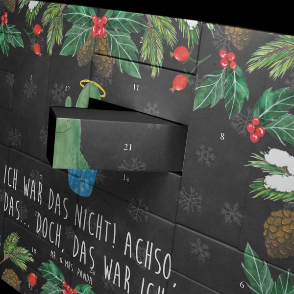 Mr. & Mrs. Panda Befüllbarer Adventskalender Kaktus Heilig - Schwarz