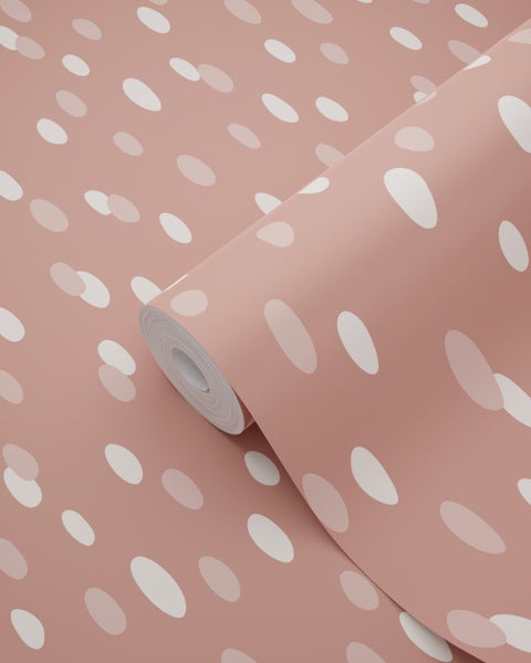 Tapetenrolle mit Punktmuster