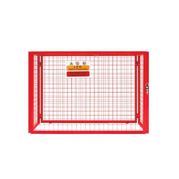 Zusammenklappbarer Gasflaschenschrank - 100cm x 140cm x 50cm