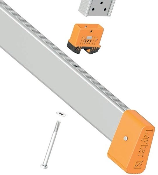 Layher Topic 1057 Kofferraumleiter 4x3 Sprossen inklusive Plattform