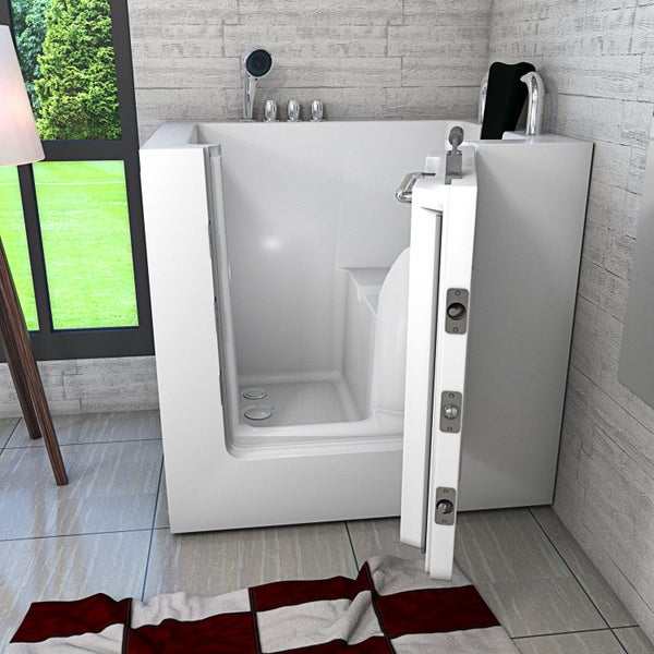 Senioren Sitzbadewanne Wanne mit Tür S02-TH-C-R 100x78 cm