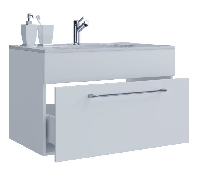 2-tlg. Waschplatz Waschtisch Badinos 1 Schublade