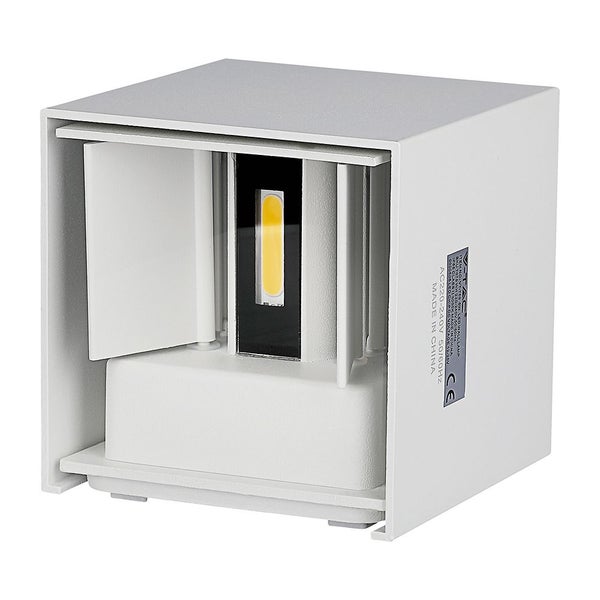 Quadratische LED-Wandleuchten - Bridgelux - IP65 - Weiß - 5W - 700 Lumen - 3000K