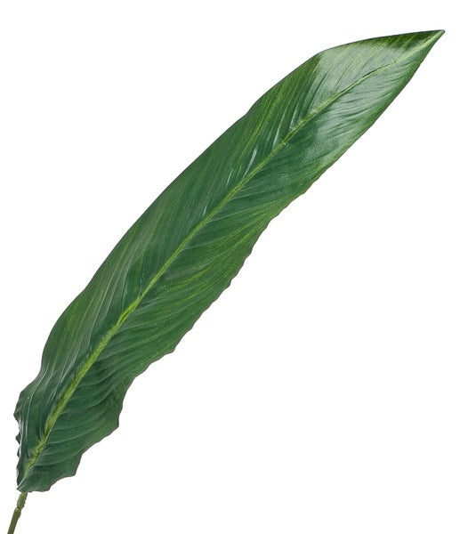 Künstlicher Magnolienzweig mit rosafarbenen Blüten und Knospen.