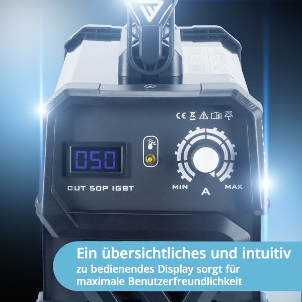 STAHLWERK Plasmaschneider CUT 50 Pilot IGBT mit Pilotzündung und 50 Ampere