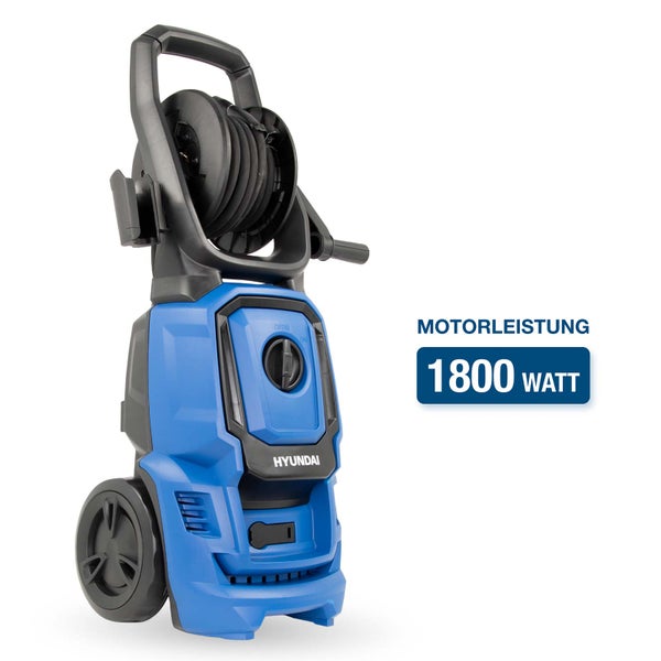 Hyundai Hochdruckreiniger mit einer Motorleistung von 1800 Watt.