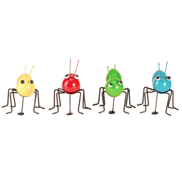 Dekorative Metallameisen in verschiedenen Farben