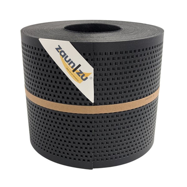 Zaunfolie Rolle mit Perforierung zur Montage am Gartenzaun