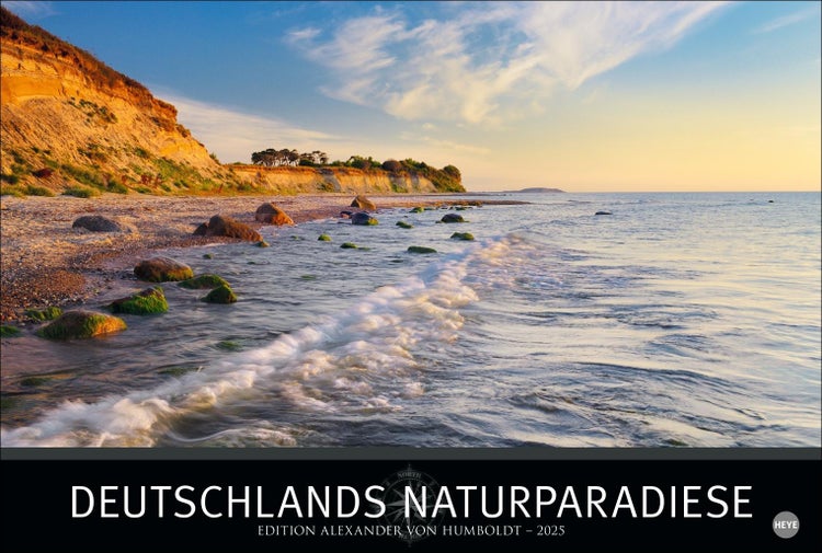 Deutschlands Naturparadiese Kalender 2025 Großer Foto-Wandkalender XL. Landschaften-Kalender 2025 mit atemberaubenden Fotos. 58 x 39 cm Querformat.