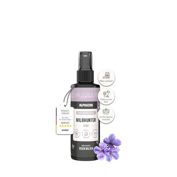 alphazoo MilbHunter Milbenspray für Hunde 100ml