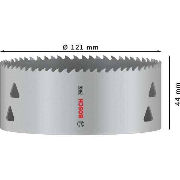 Bosch Pro Lochsäge mit einem Durchmesser von 121 Millimeter