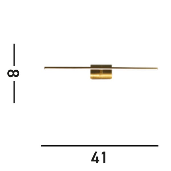 Maße der Wandleuchte