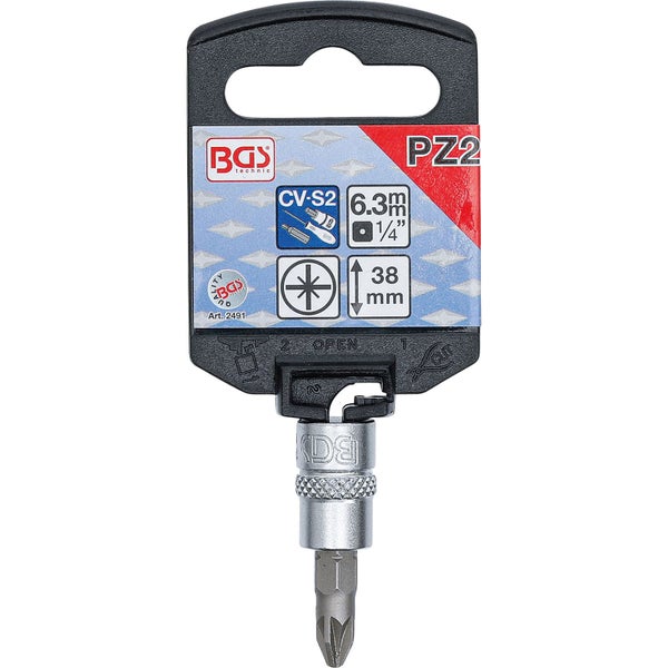 BGS Technic Aderendhülsenzange mit verschiedenen Hülsen