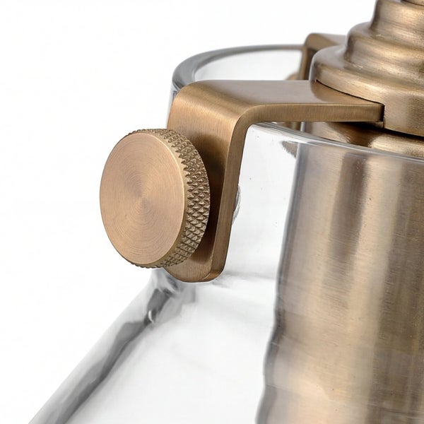 Detailaufnahme einer Leuchte mit Einstellknopf