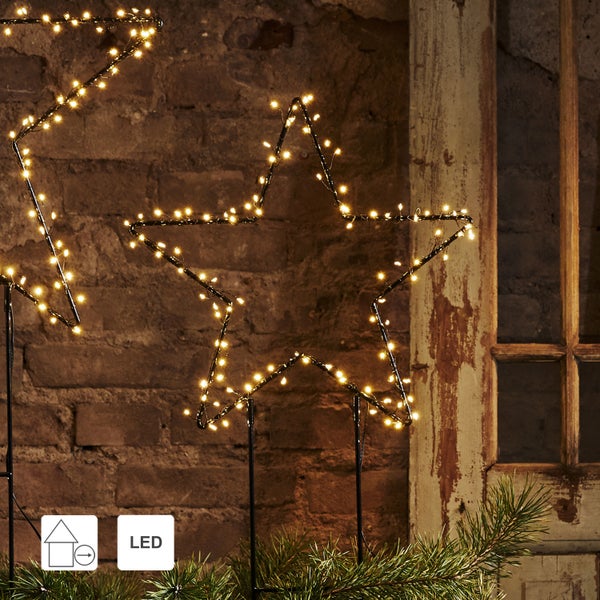 Elektrischer Schwibbogen mit sieben Lichtern für die Weihnachtsdekoration