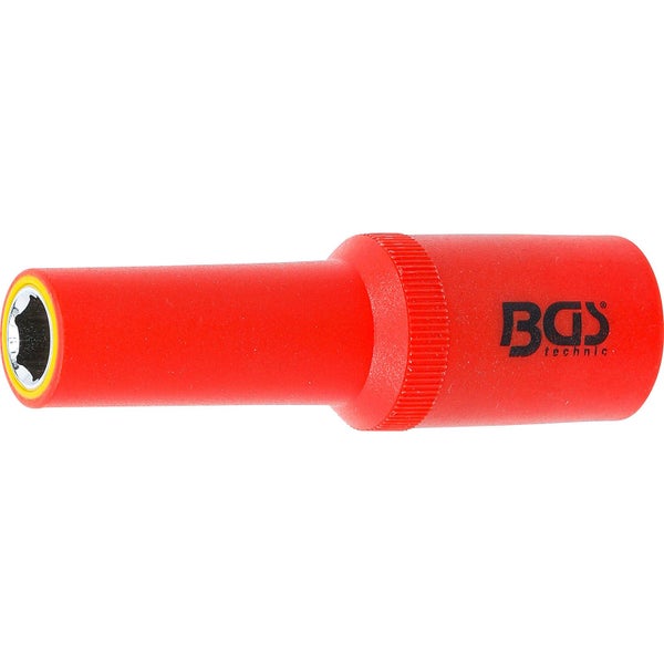 BGS VDE-Steckschlüssel-Einsatz Sechskant Antrieb Innenvierkant 12,5 mm (1/2) SW 10 mm - 72060