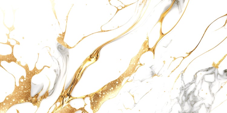 Abstrakter Marmorhintergrund mit goldenen Akzenten