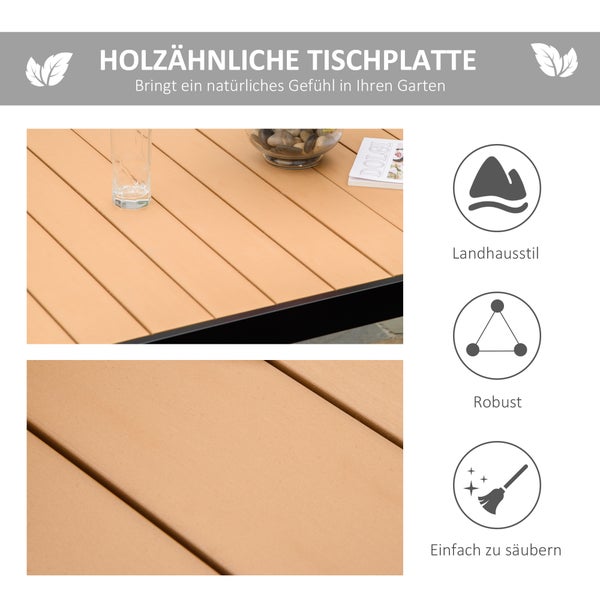 Nahaufnahme von WPC Terrassendielen mit Holzstruktur und glatter Oberfläche.