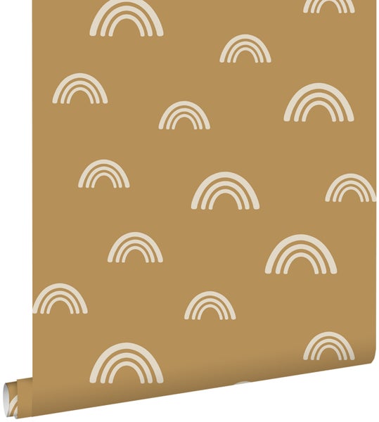Tapetenrolle mit Regenbogenmuster