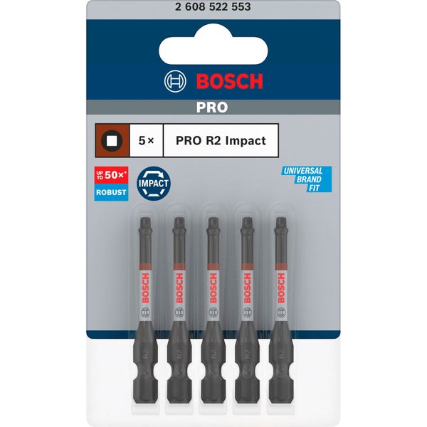 Bosch PRO Robertson Impact Bit R2 55 mm 5-tlg. - 2608522553