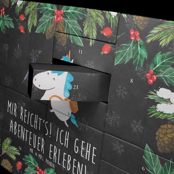 Mr. & Mrs. Panda Befüllbarer Adventskalender Einhorn Bergsteiger - Schwarz
