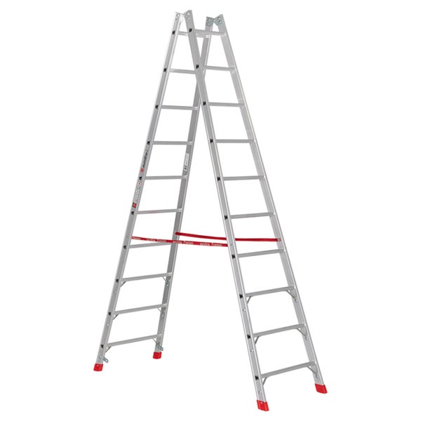 Aluminium Klappleiter mit Stufen