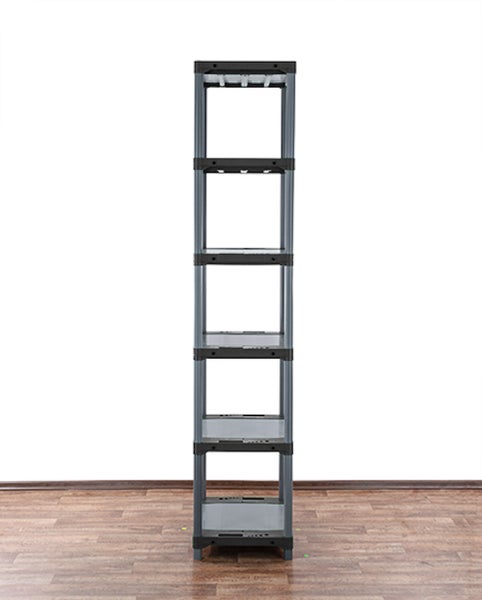 PROREGAL Kunststoffregal Big Grey Bear Extra-Tall HxBxT 220 x 70 x 46 cm Fachlast 160 kg Grau