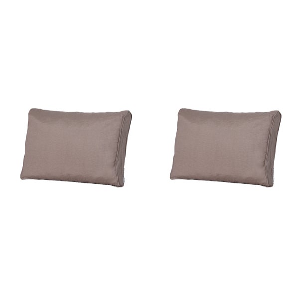 Lounge-Rückenkissen Panama taupe - ca. 40x60 cm - 2er-Set