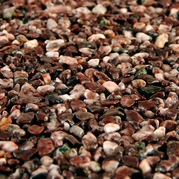 Terralith Marmor - Steinteppich rosso autunno due für 1 qm - außen -