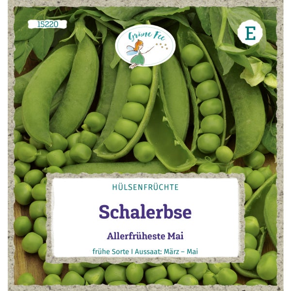 Schalerbse Allerfrüheste Mai Samen von Grüne Fee