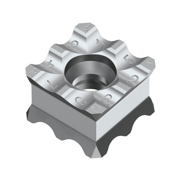 Wendeschneidplatte mit zentraler Bohrung