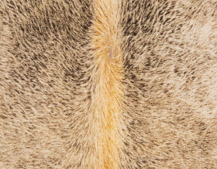 Veganes Kuhfell Imitat Emilia Braun 170x220 cm