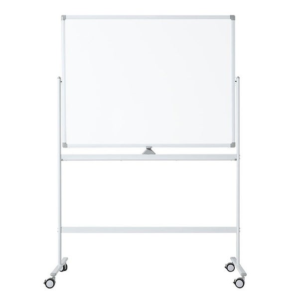 Mobiles Whiteboard 100x150 cm - Doppelseitig - Weiß