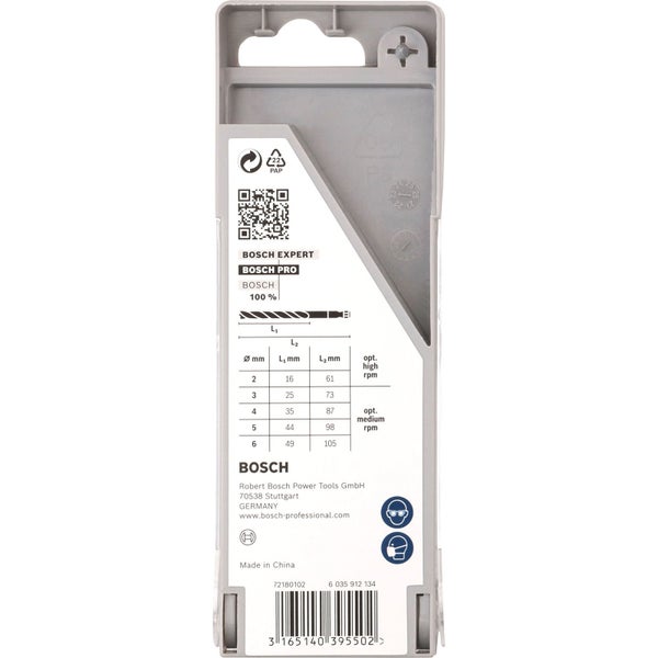 Bosch PRO Wood HSS Holzspiralbohrer-Set. 5-tlg. - 2608595525