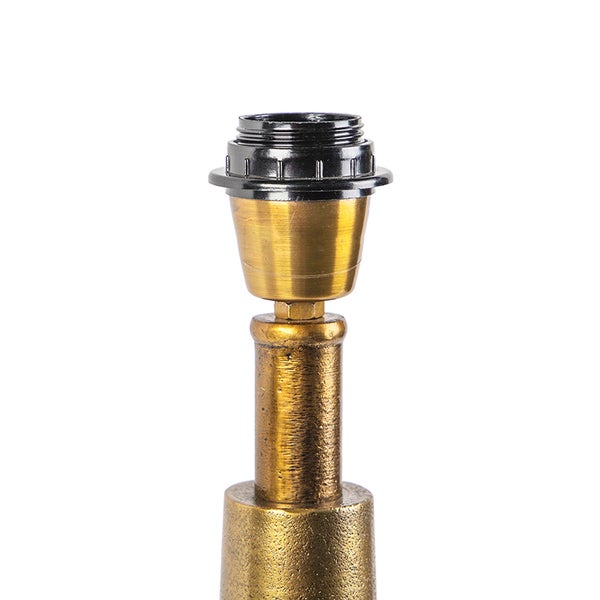 Art Deco Tischlampe Bronze ohne Schirm - Diverso