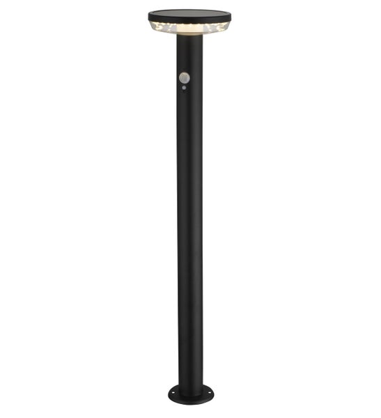 Solar Wegeleuchte Piran 80 cm schwarz 600 lm Bewegungsmelder + Dauerlicht 11023