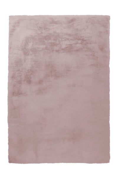 Hochflor Teppich Divinia Rosa 35 mm Uni 180 x 280 cm